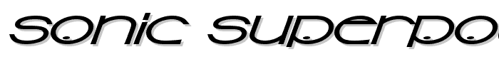 Sonic Superpowers font